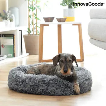 Coussin cocon Bepess gris 60 cm pour chien et chat