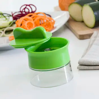 Spirales de légumes réalisées avec Spiru
