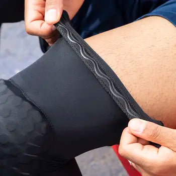 Genouillères Hokkop portées pendant le sport